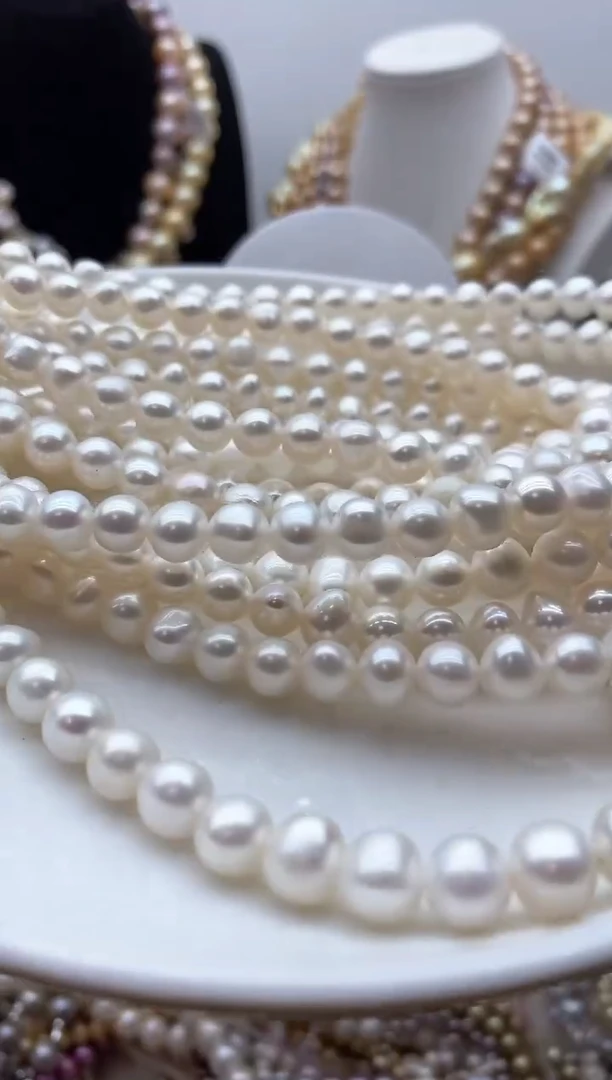 【闪购商品】淡水珍珠颈饰钛钢179