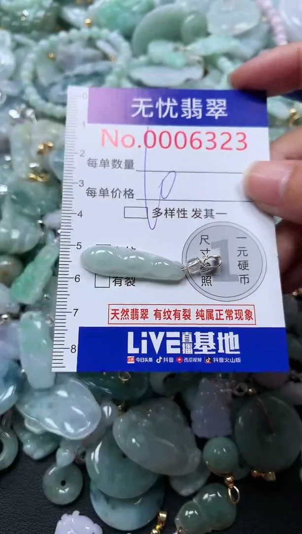 颈饰未镶嵌翡翠6323