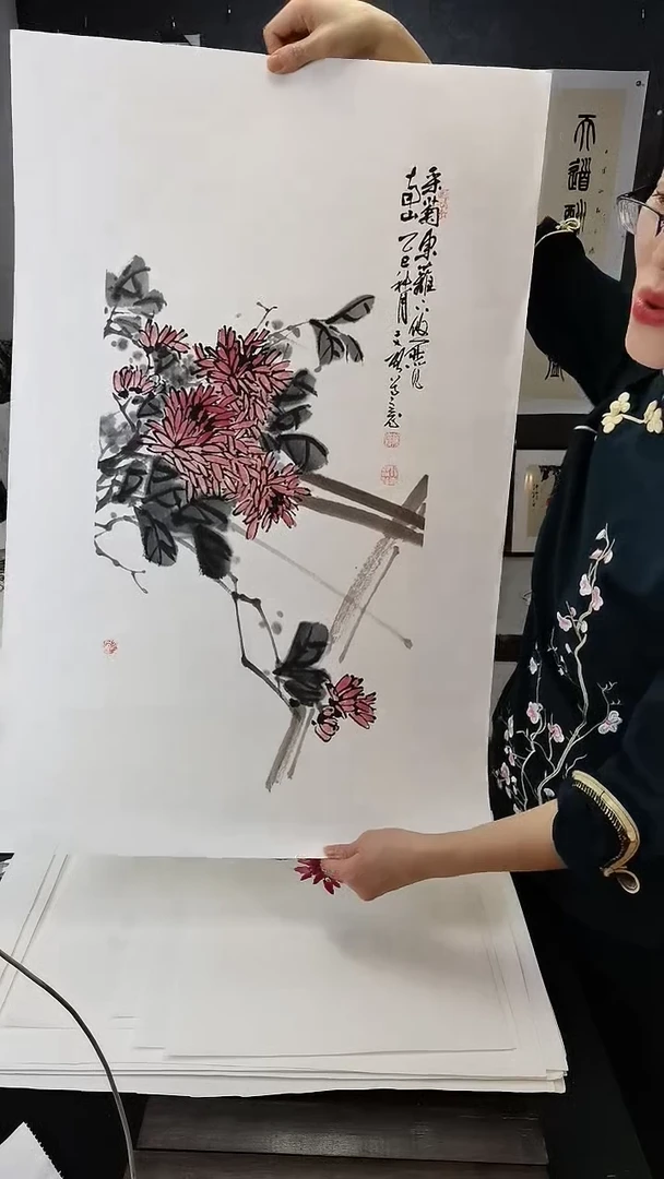 采菊东篱下68*35cm