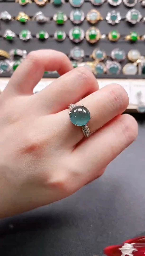 【闪购商品】翡翠戒指银S925镶嵌11111111