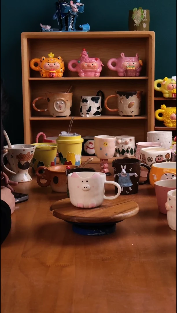 摆件陶景德镇原创手工陶瓷