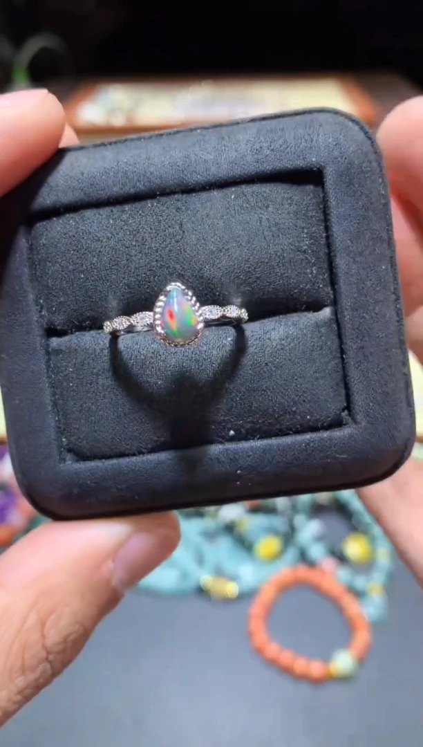 【闪购商品】欧泊戒指未镶嵌H02【所见即所得】