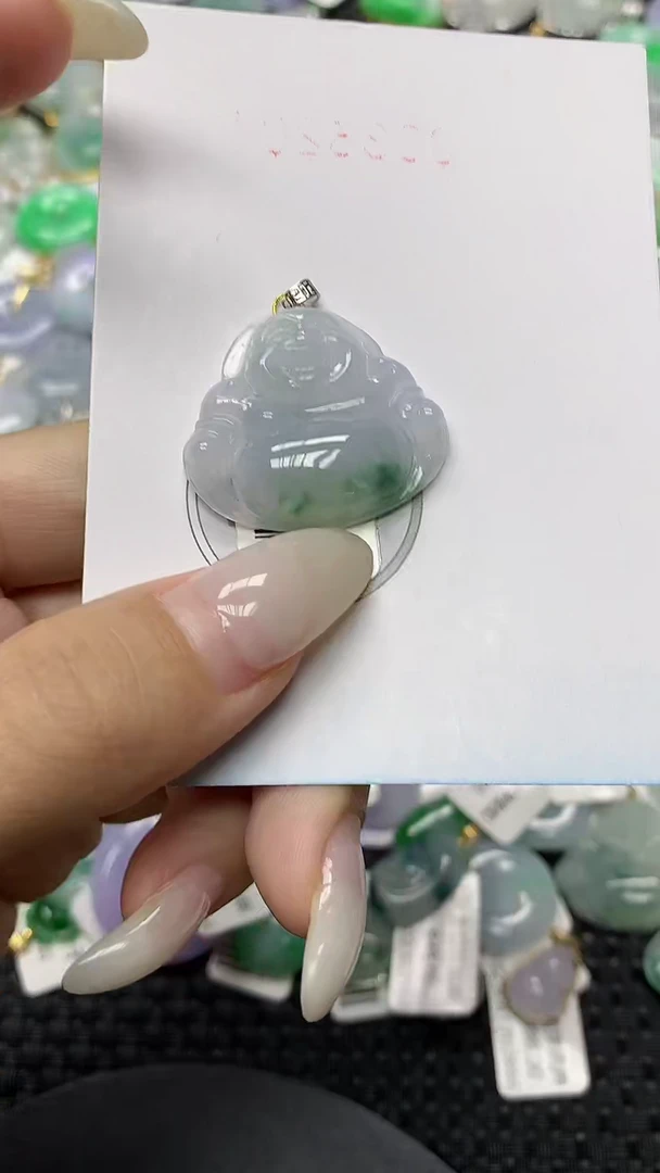 颈饰18K金镶嵌翡翠11111111111