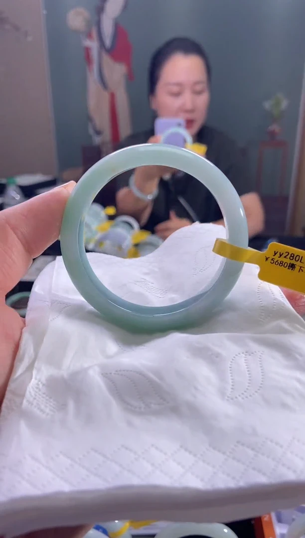 未镶嵌手镯翡翠55.5圈口d