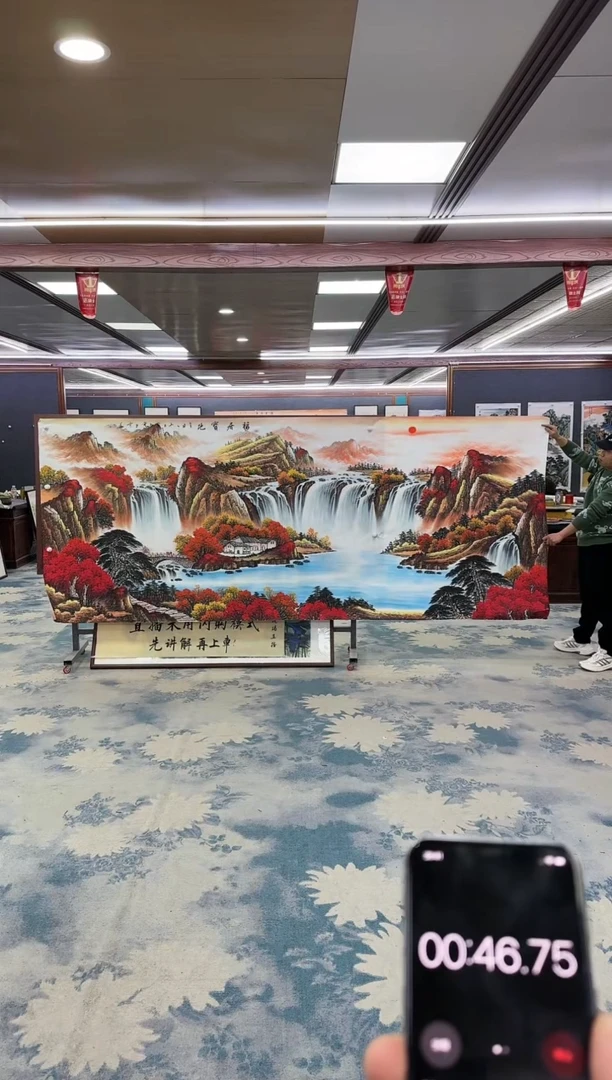 【闪购商品】绘画M 刘雪红-大丈二-山水国画