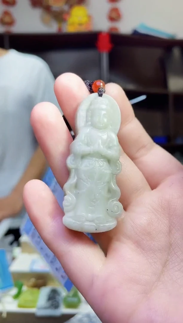 和田玉未镶嵌颈饰1