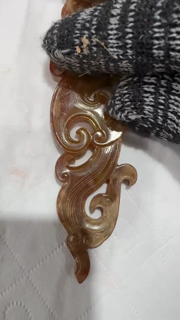 未镶嵌和田玉挂件福**造和田玉挂件