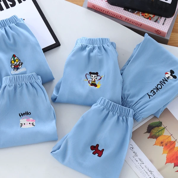 儿童裤子男女童宝宝夏季薄款防蚊裤洋气童装运动休闲裤宽松夏天