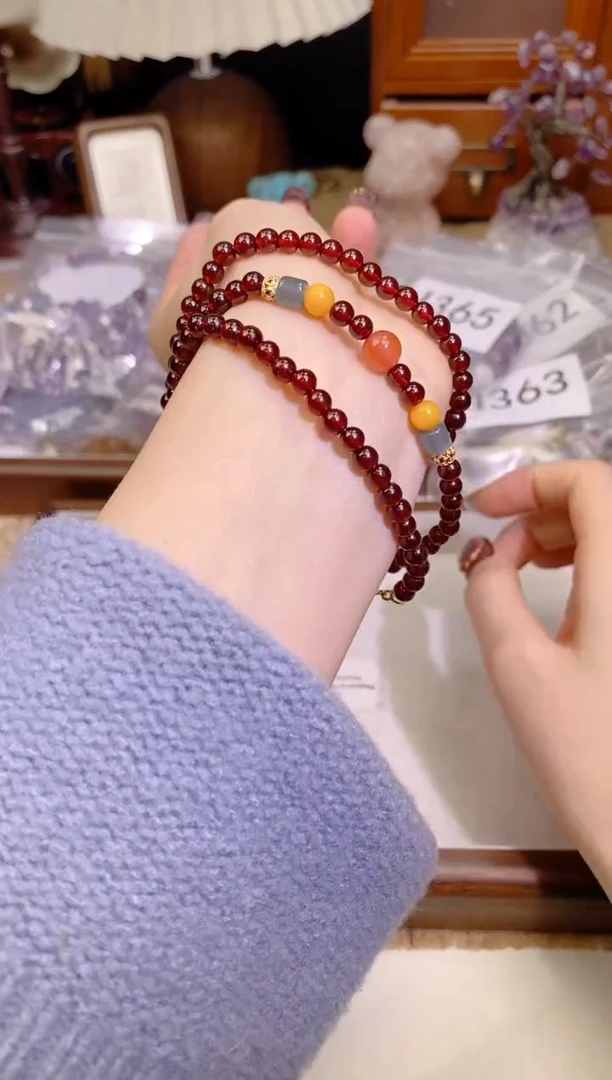 【闪购商品】石榴石手链未镶嵌366