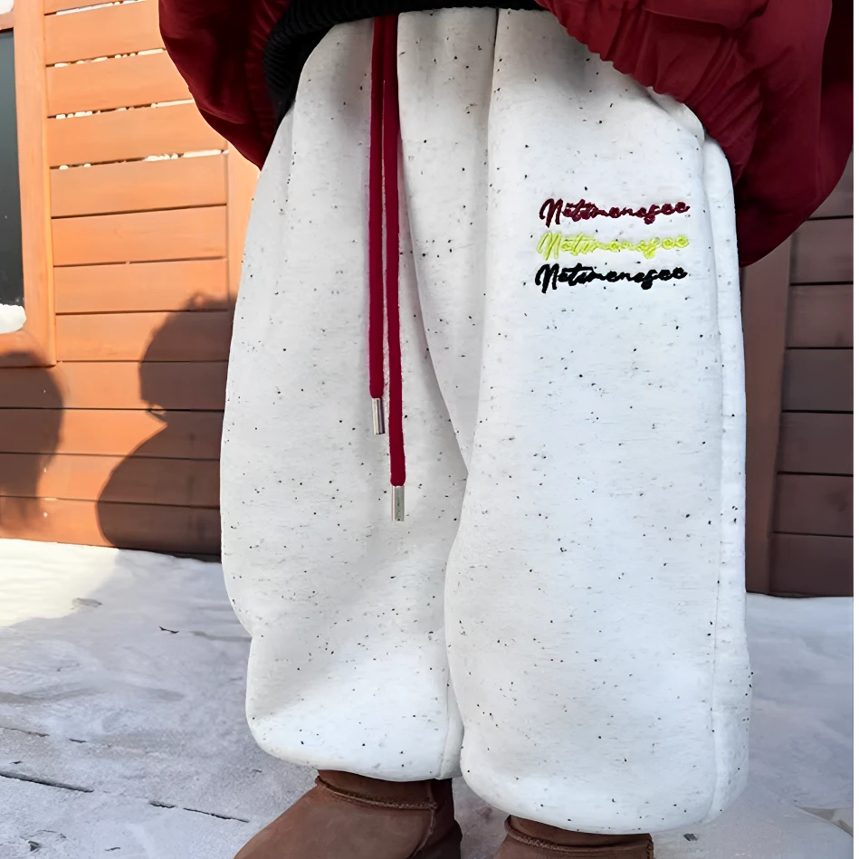 2025年春节新款韩版刺绣宽松加绒宝宝帅气保暖韩系百搭彩点