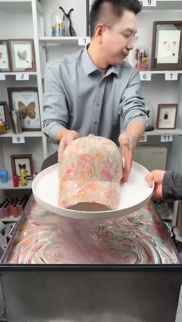 纯棉成人款敦煌配色凤尾纹