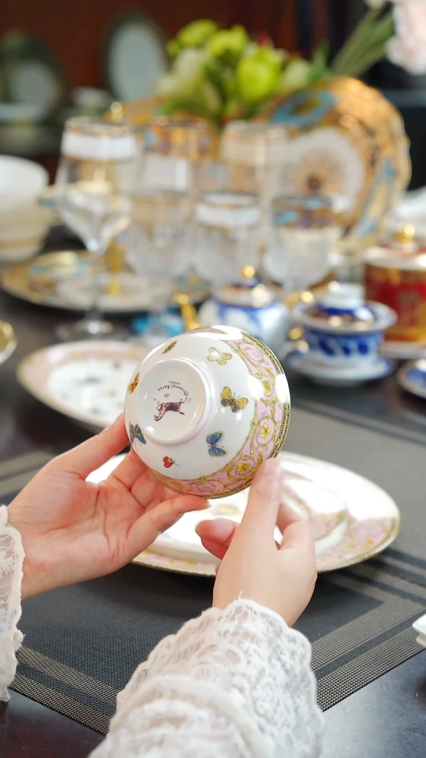 瓷片4.25英寸碗  6个