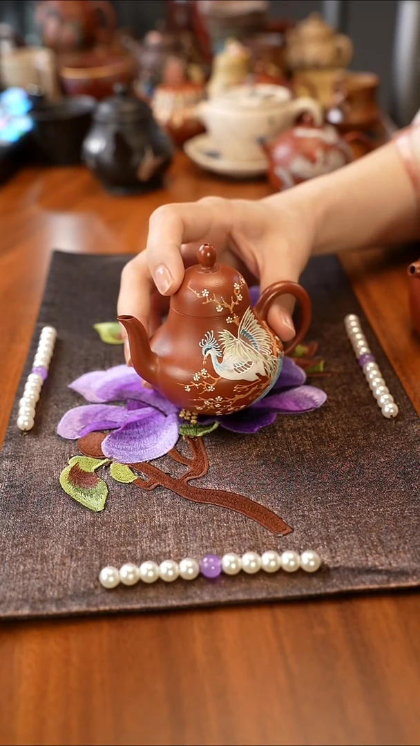 茶壶紫砂大红袍冰凤思婷110cc