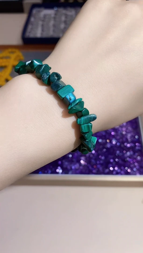 【闪购商品】孔雀石手链未镶嵌多样性 发其一  【3】