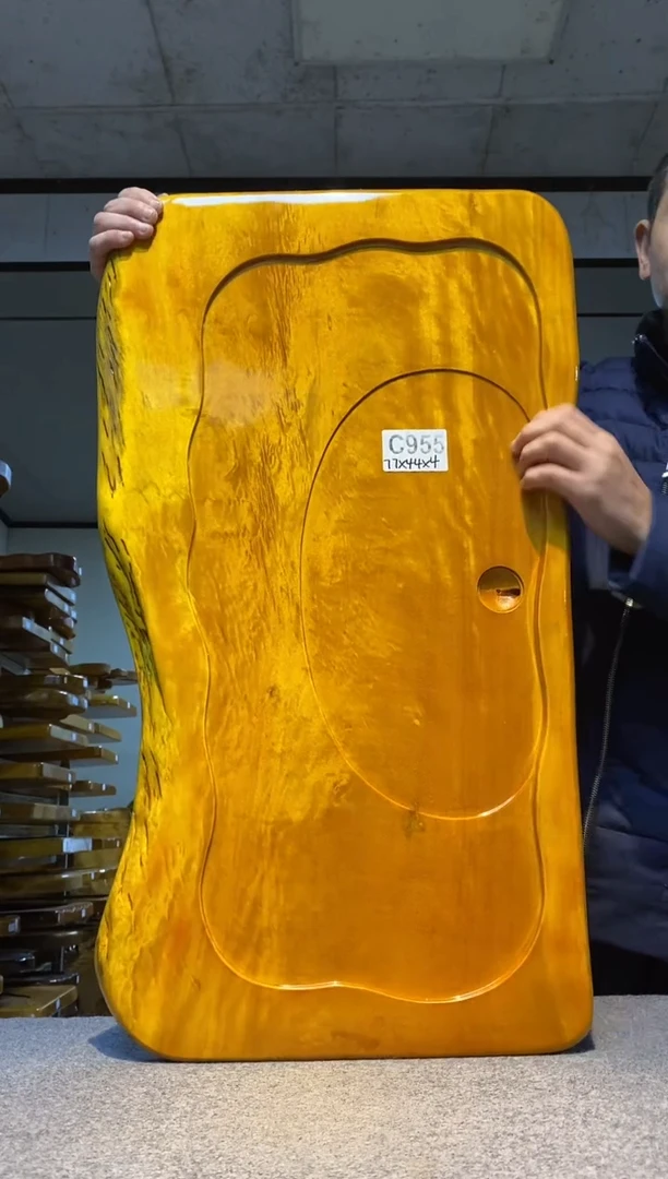 实木原木茶盘 一物一拍(不含配件）