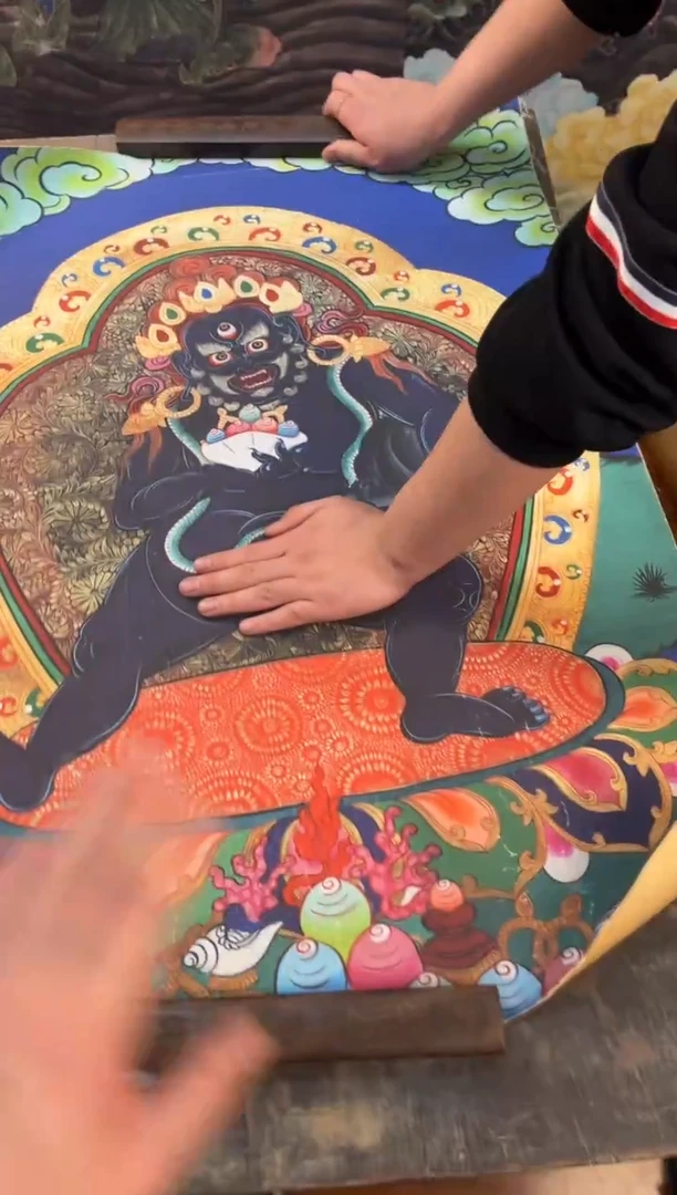 卷轴画刘洋画院老六专属w950