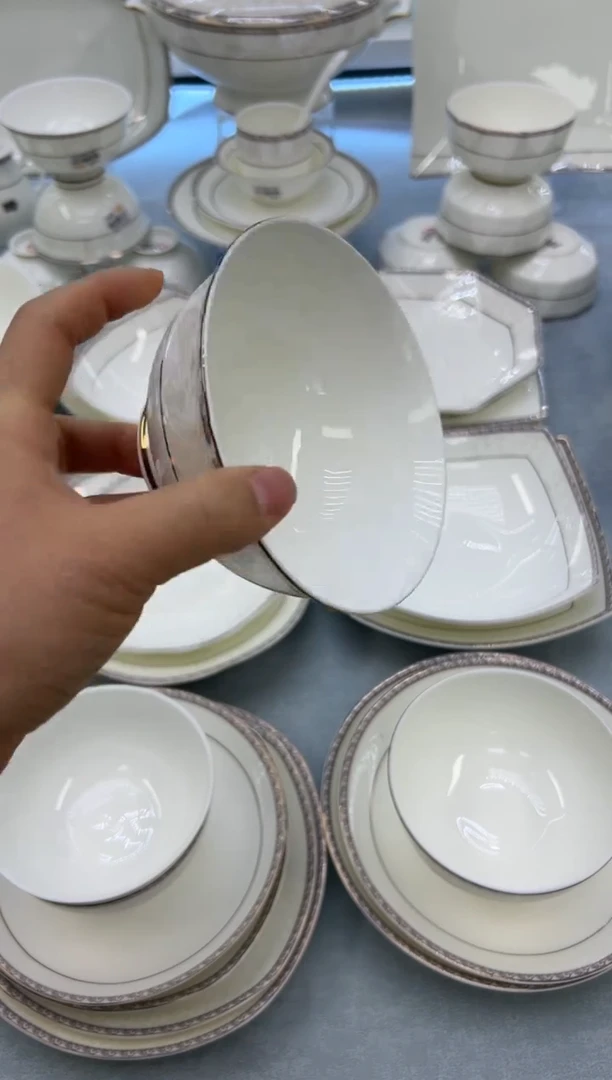 骨瓷玲珑5高6个