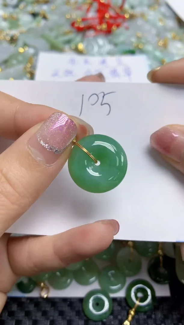 【闪购商品】翡翠颈饰合金天然A货翡翠