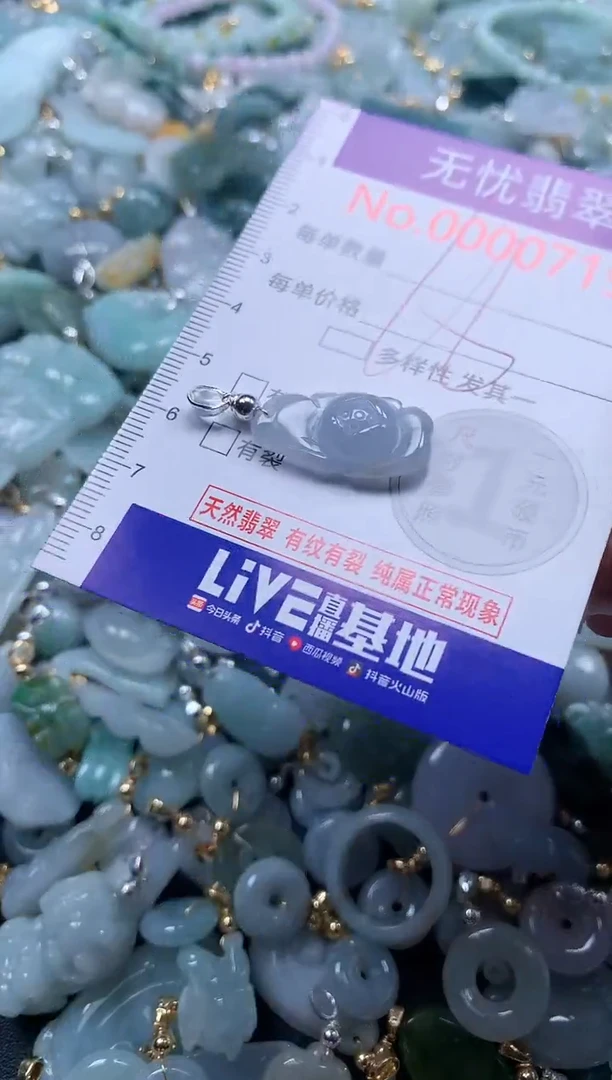 翡翠未镶嵌吊坠(不含链)719