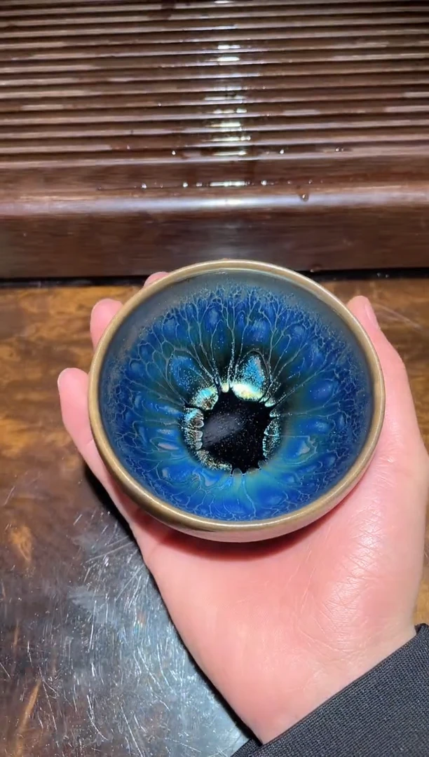 【闪购商品】茶盏名家徐亚凤建盏（带证书礼盒）15