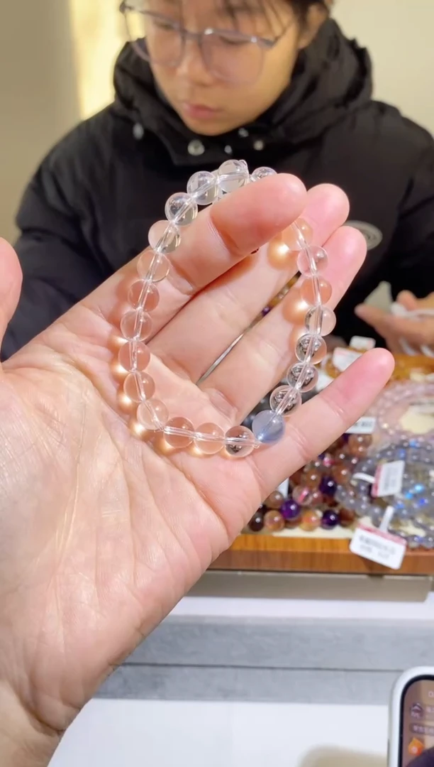 【闪购商品】水晶手链未镶嵌白水晶露丝款