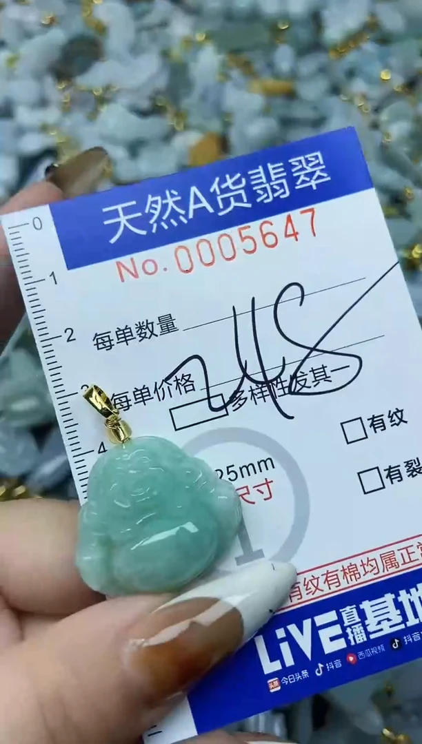 【闪购商品】翡翠颈饰未镶嵌天然A货翡翠