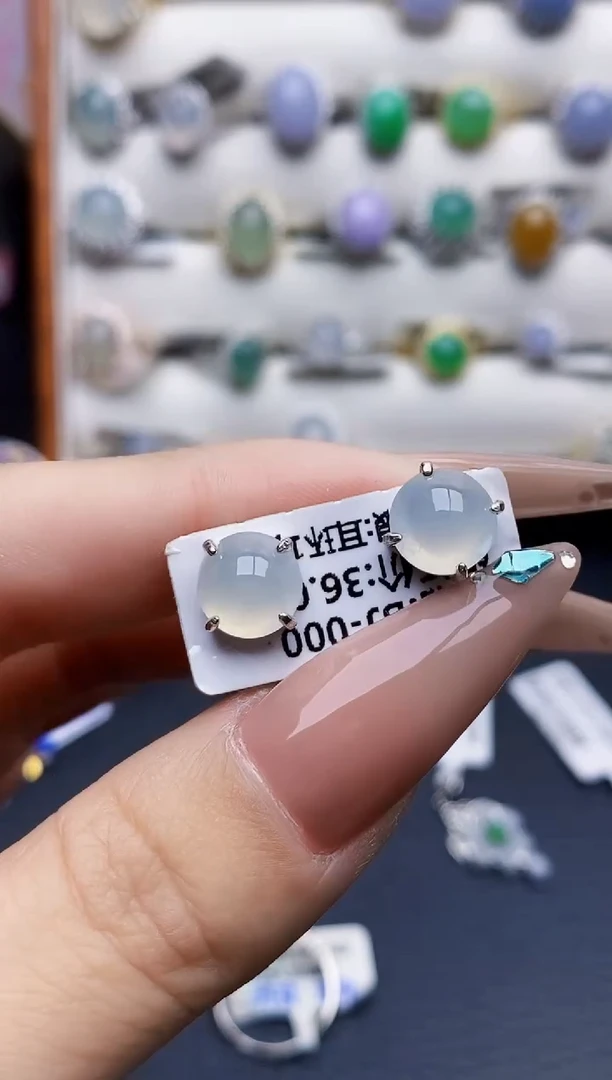 银S925镶嵌戒指翡翠6259