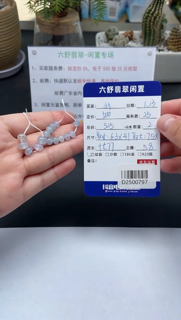 【闪购商品】翡翠颈饰未镶嵌D2500797