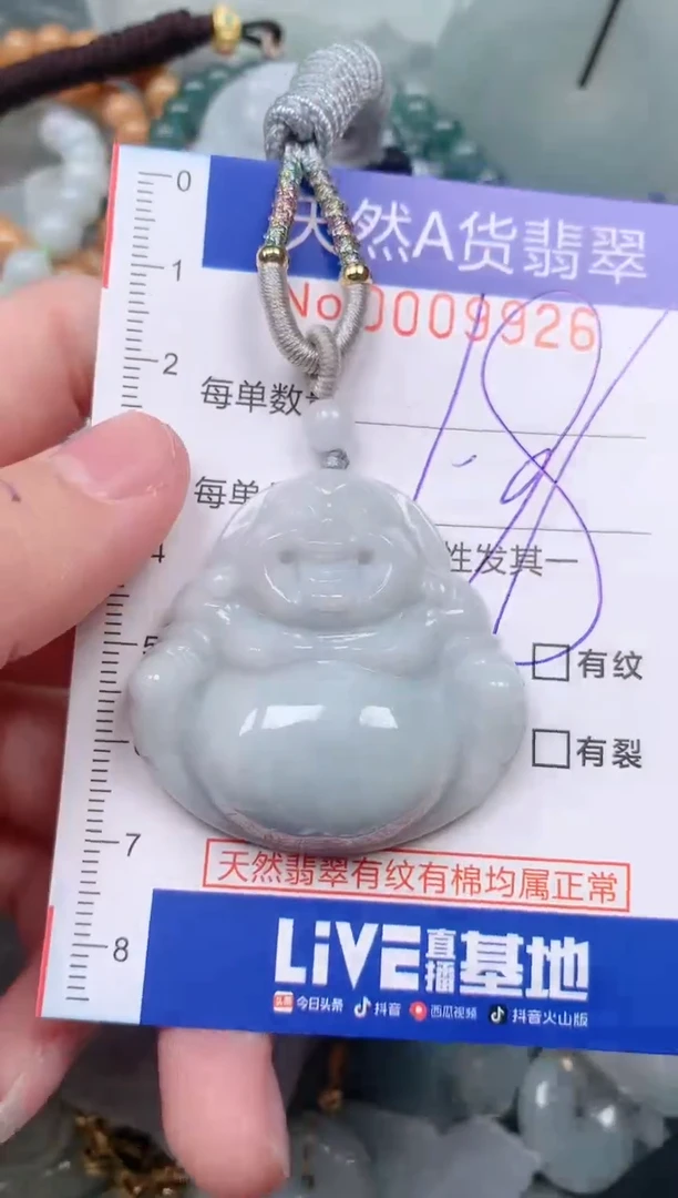 【闪购商品】翡翠挂件未镶嵌00009926