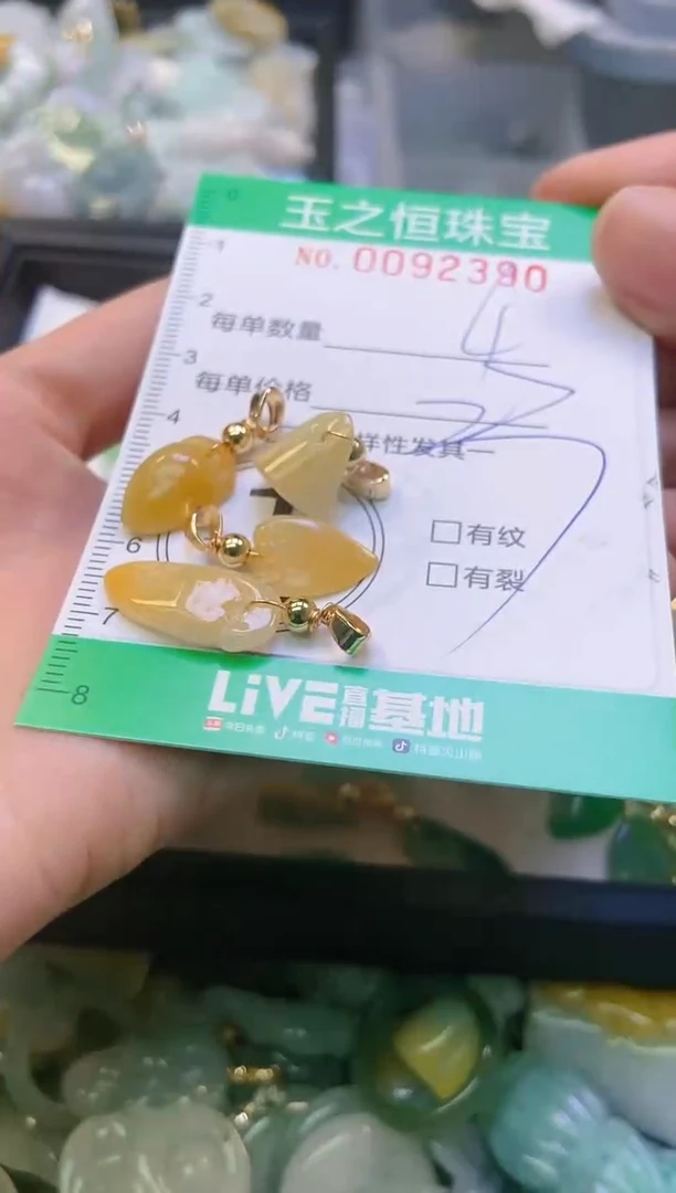 翡翠未镶嵌颈饰闪购0092390