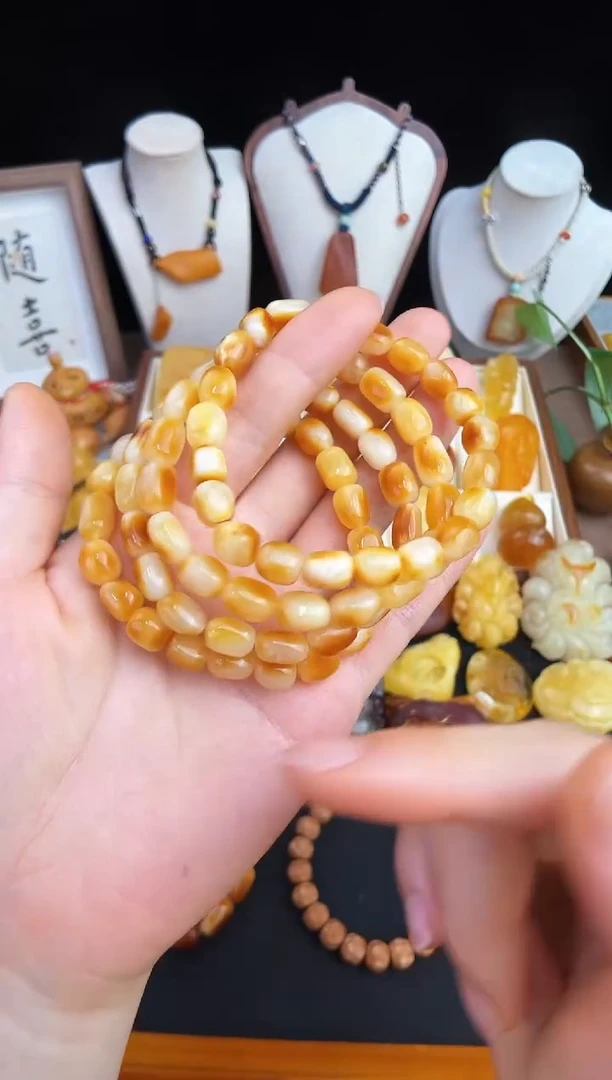未镶嵌琥珀珠宝奇石多样性发其一