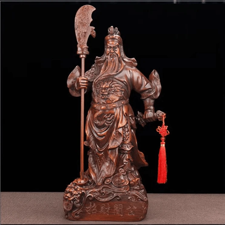 招米关公武财神神像摆件客厅店铺办公室摆件工艺品【直播】