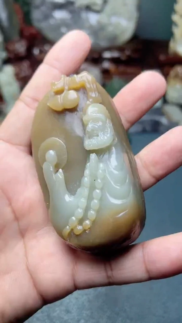 未镶嵌和田玉把件-0