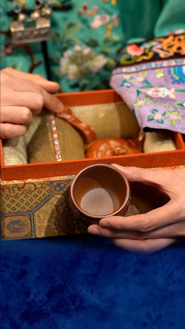 紫砂 宜兴紫砂 柴烧 套组3