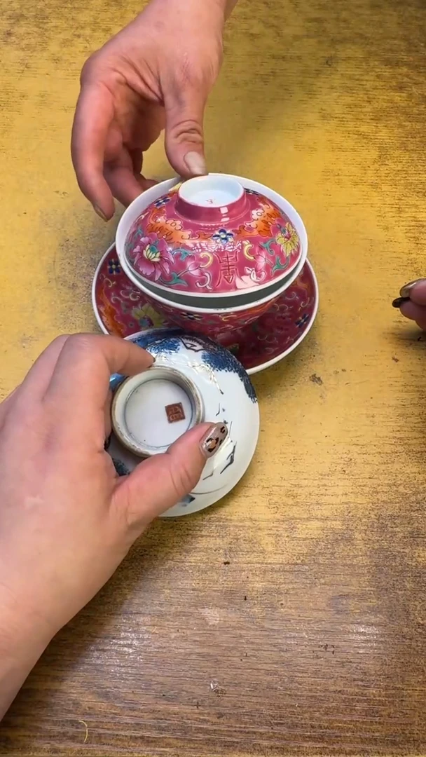 一*瓷器瓷器瑕疵破破65