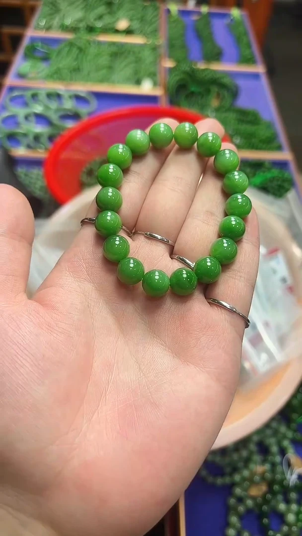 未镶嵌手串和田玉俄料手串卡11