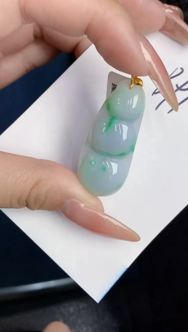 【闪购商品】翡翠颈饰18K金镶嵌000000000