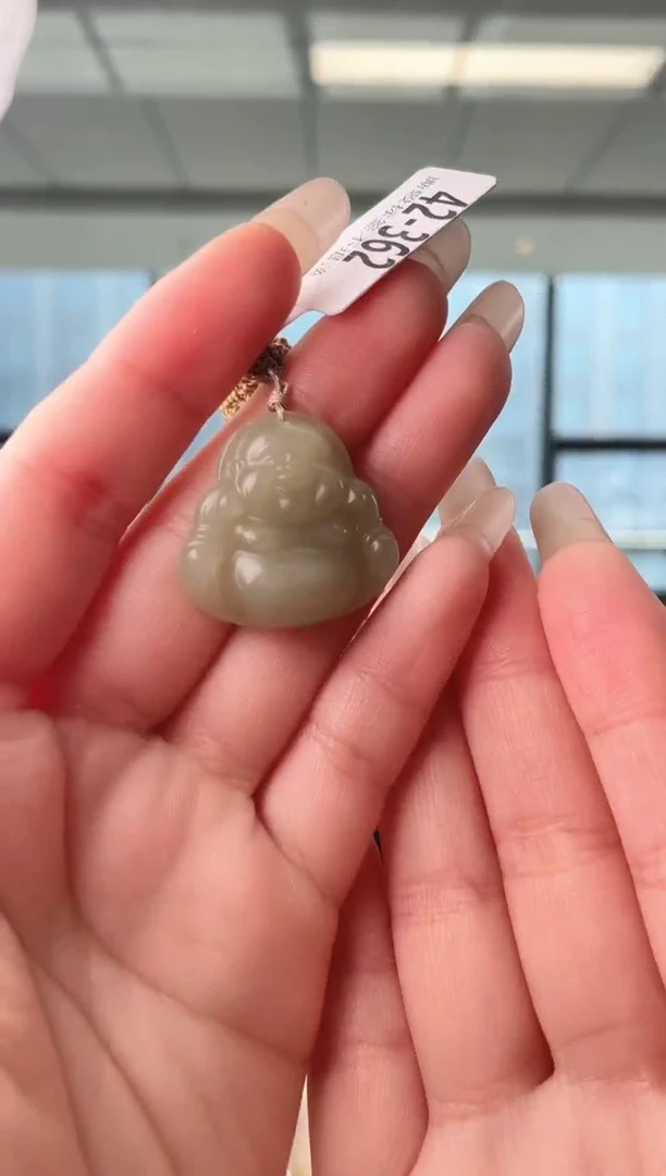 颈饰未镶嵌和田玉佛公 362