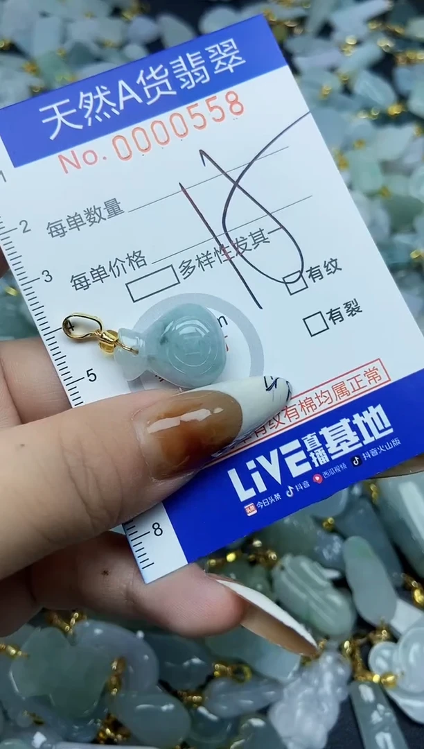 【闪购商品】翡翠颈饰未镶嵌天然A货翡翠