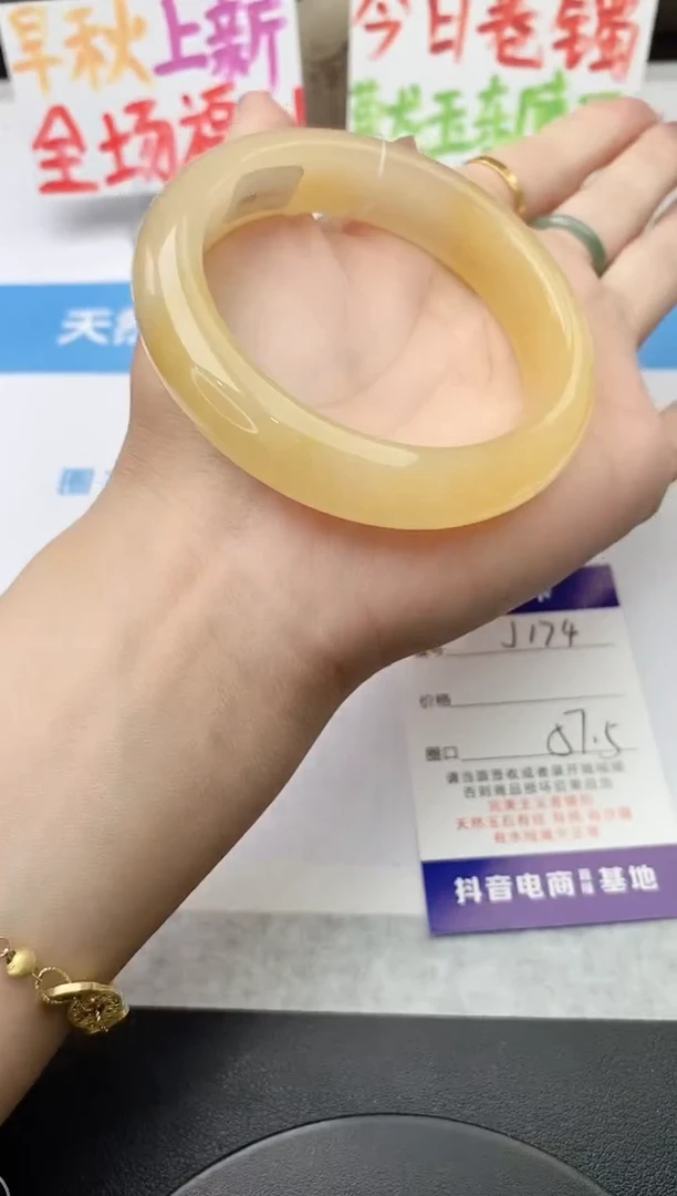 未镶嵌手镯石英质玉j174-HB多样性发货57+