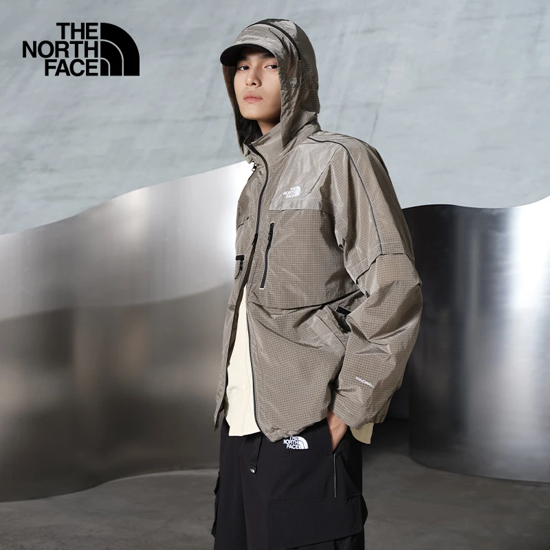 北面UE男可拆卸帽防风外套流光风防泼溅新TheNorthFace|8CJP