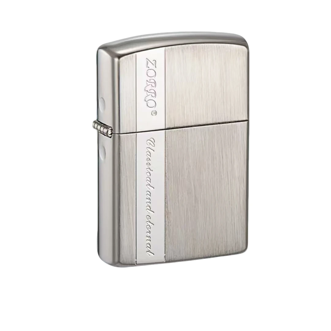 中标煤油防风打火机  朴实竖标镍男士送礼精品防风打火机