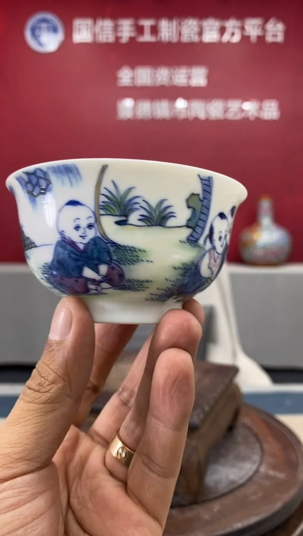 摆件b737景德镇瓷器一件