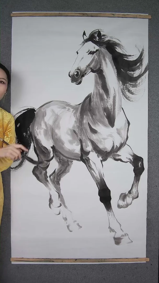 卉卉直播间画作生宣 6尺