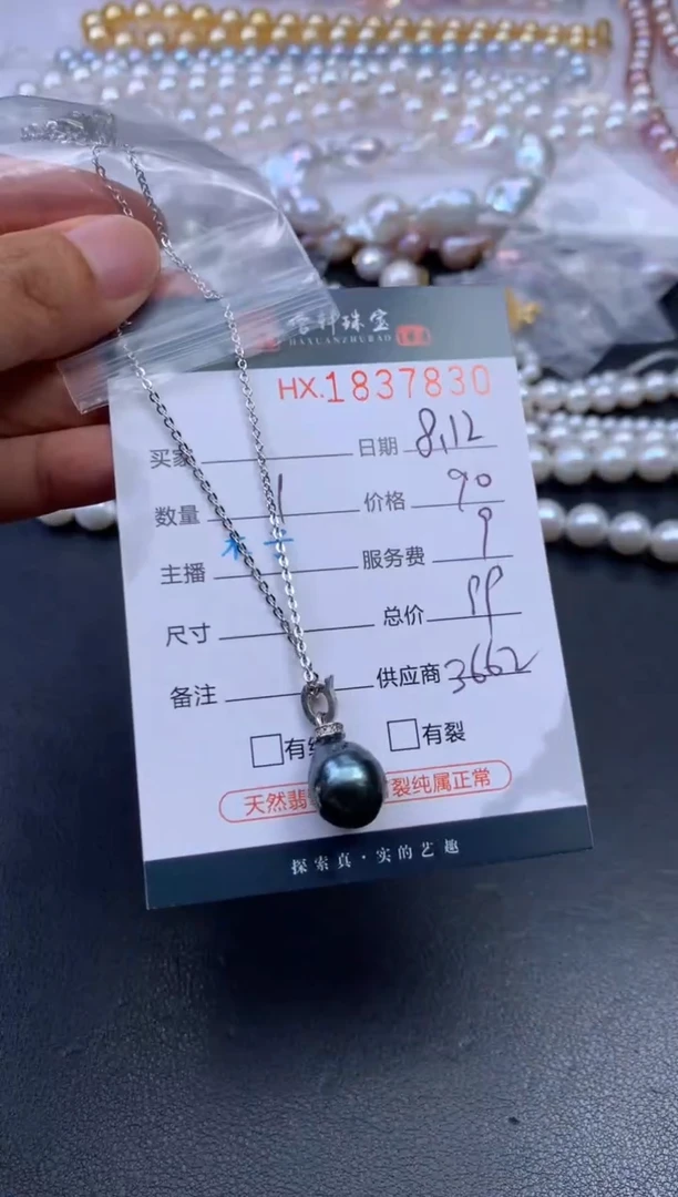 未镶嵌海水珍珠颈饰哈轩 挂件1（多样性发其一）
