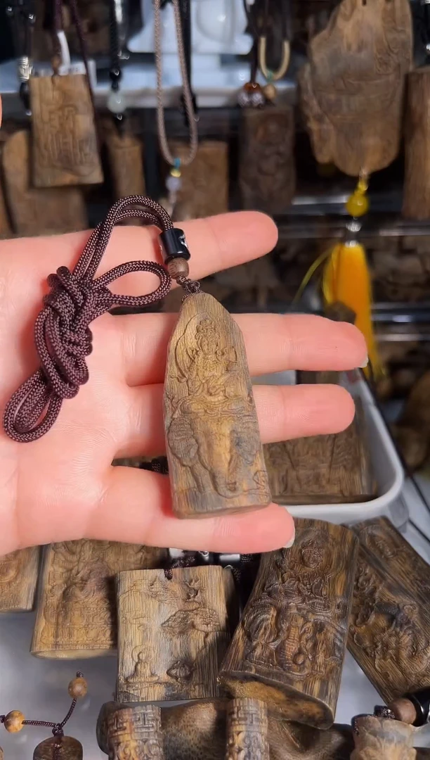 【闪购商品】沉香吊坠[沉香炸姐]沉香吊坠普贤