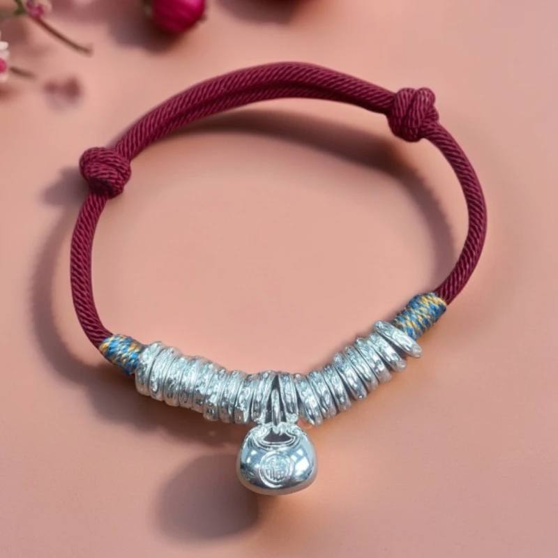 YZ045福袋银色精品手链无礼盒2