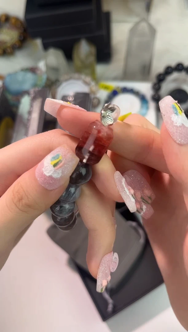 水晶手链合金月光石手串