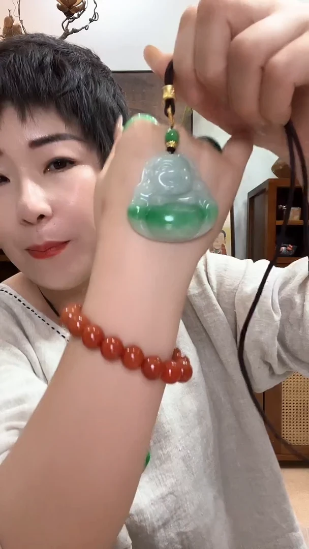吊坠(赠链)合金翡翠123
