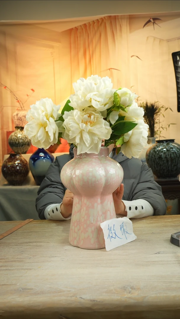 高28口10高温陶瓷花瓶花器